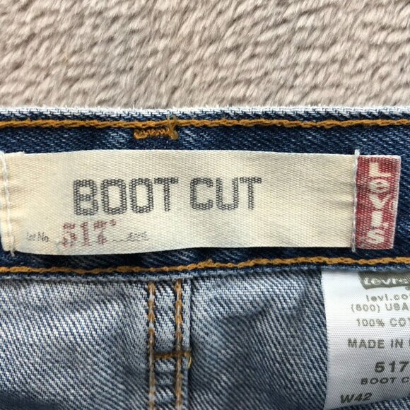 Levi's Men's 517 Jeans Size 42x30 517 Boot Cut Real Vintage 643M Made in the USA - Picture 10 of 15